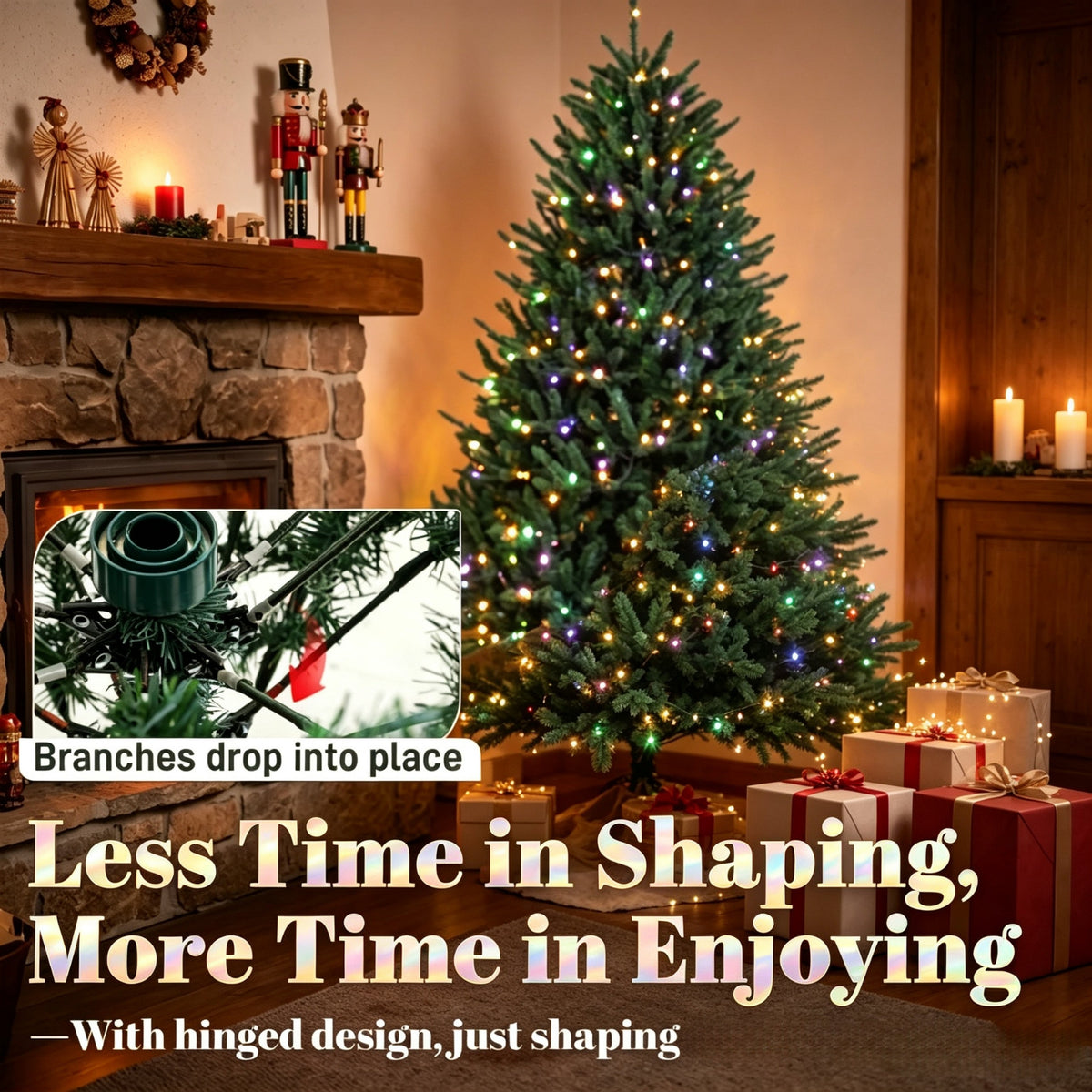 6 Ft Pre – Lit Colorado Christmas Tree
