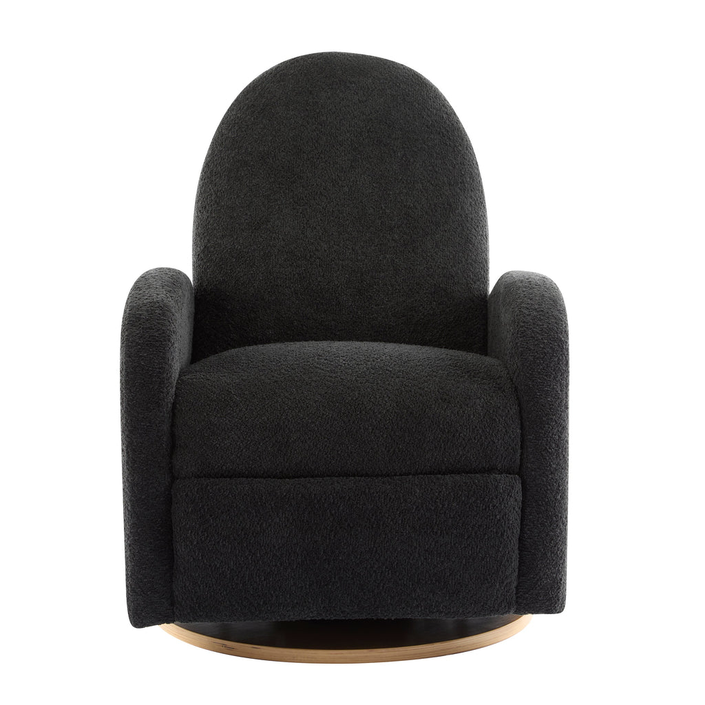 360 Swivel and Glider Recliner Chair – Black