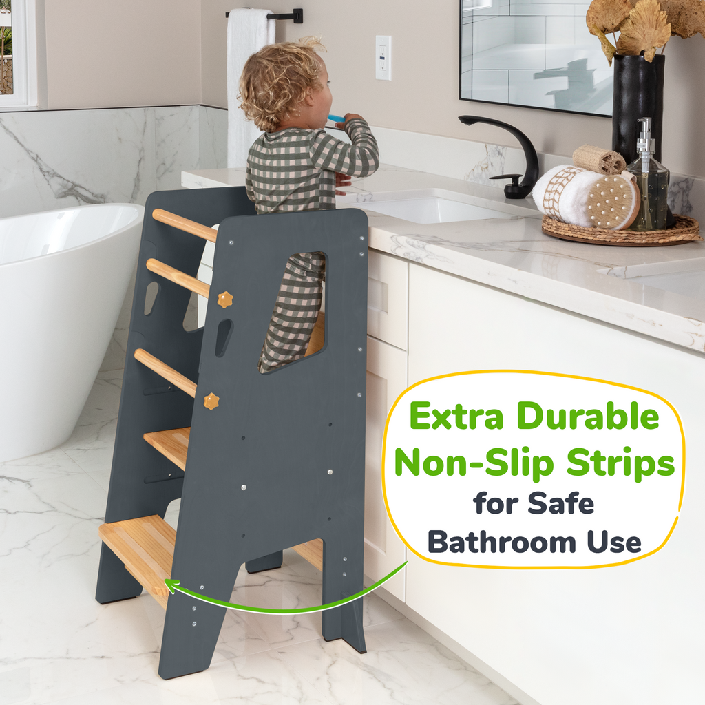 Montessori Toddler Tower – Adjustable Kitchen Stool Helper