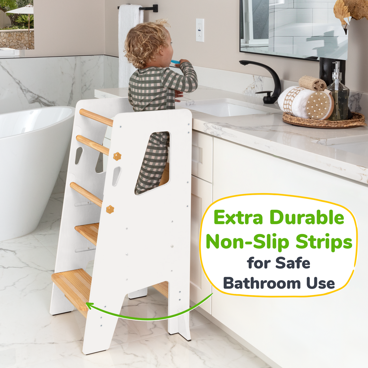 Montessori Toddler Tower – Adjustable Kitchen Stool Helper