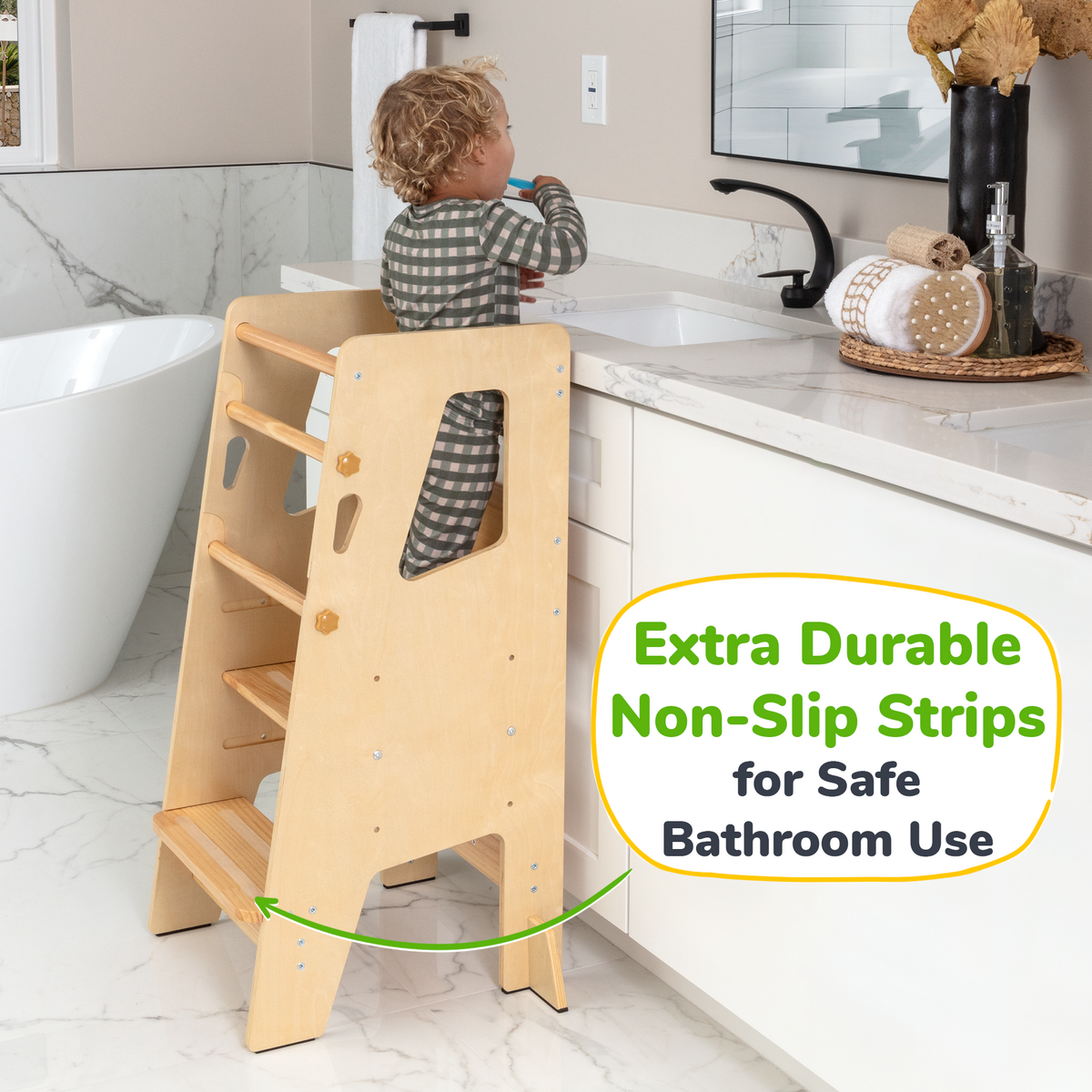 Montessori Toddler Tower – Adjustable Kitchen Stool Helper