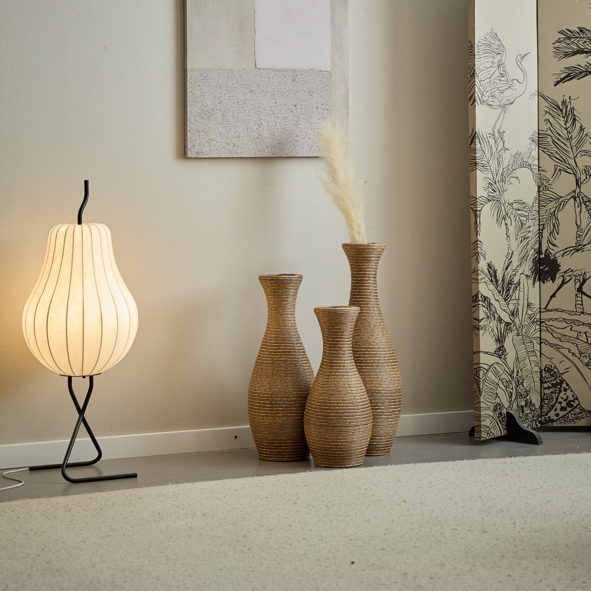 Elegant 3 – Piece Vase Set