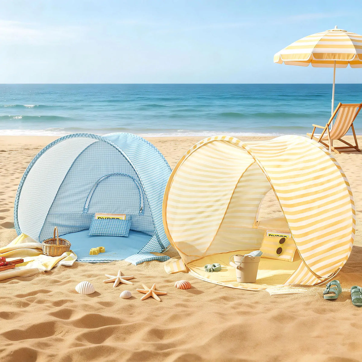 Tiny Land® One – Stop Beach Toy & Tent Set