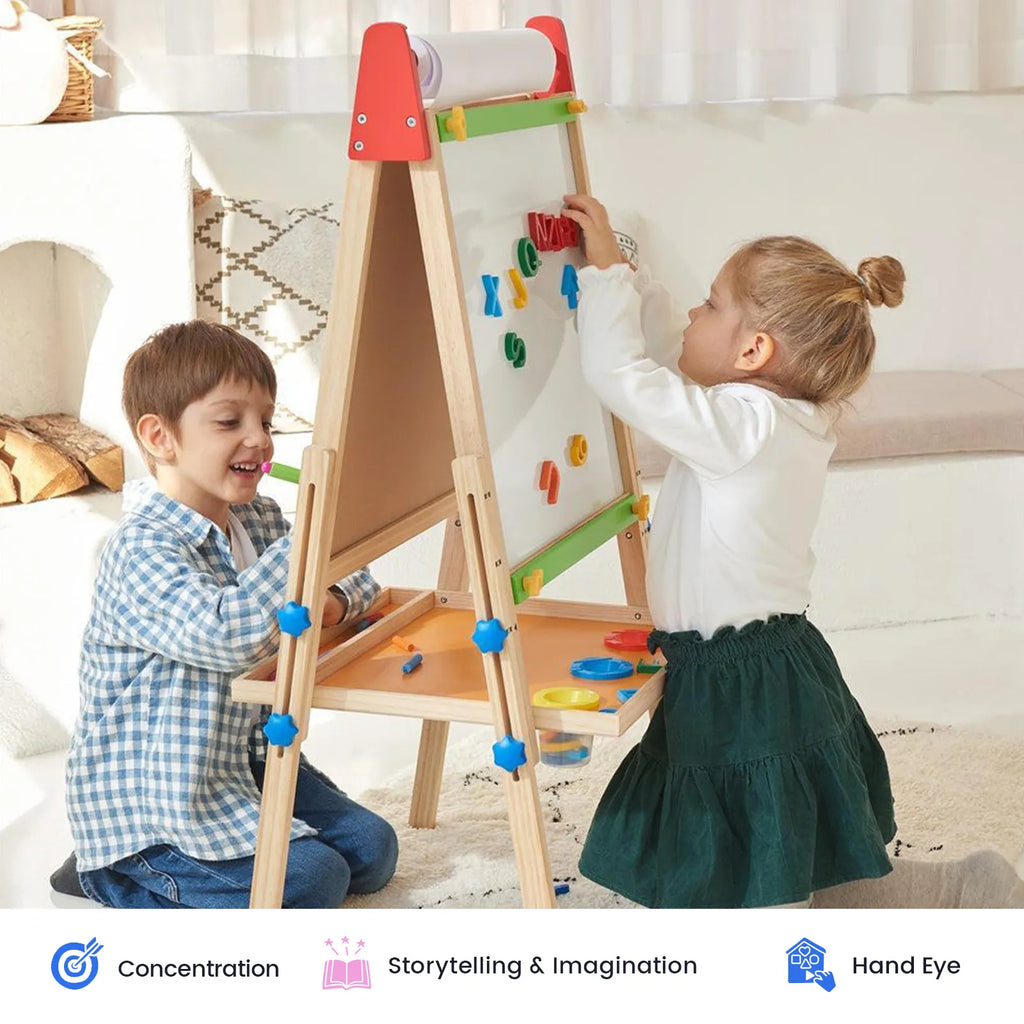 Tiny Land® 3 – in – 1 Art Easel for Kids