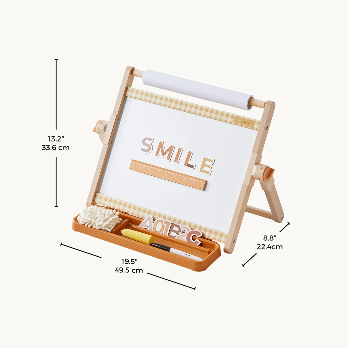 Tiny Land® Double – Sided Magnetic Tabletop Easel