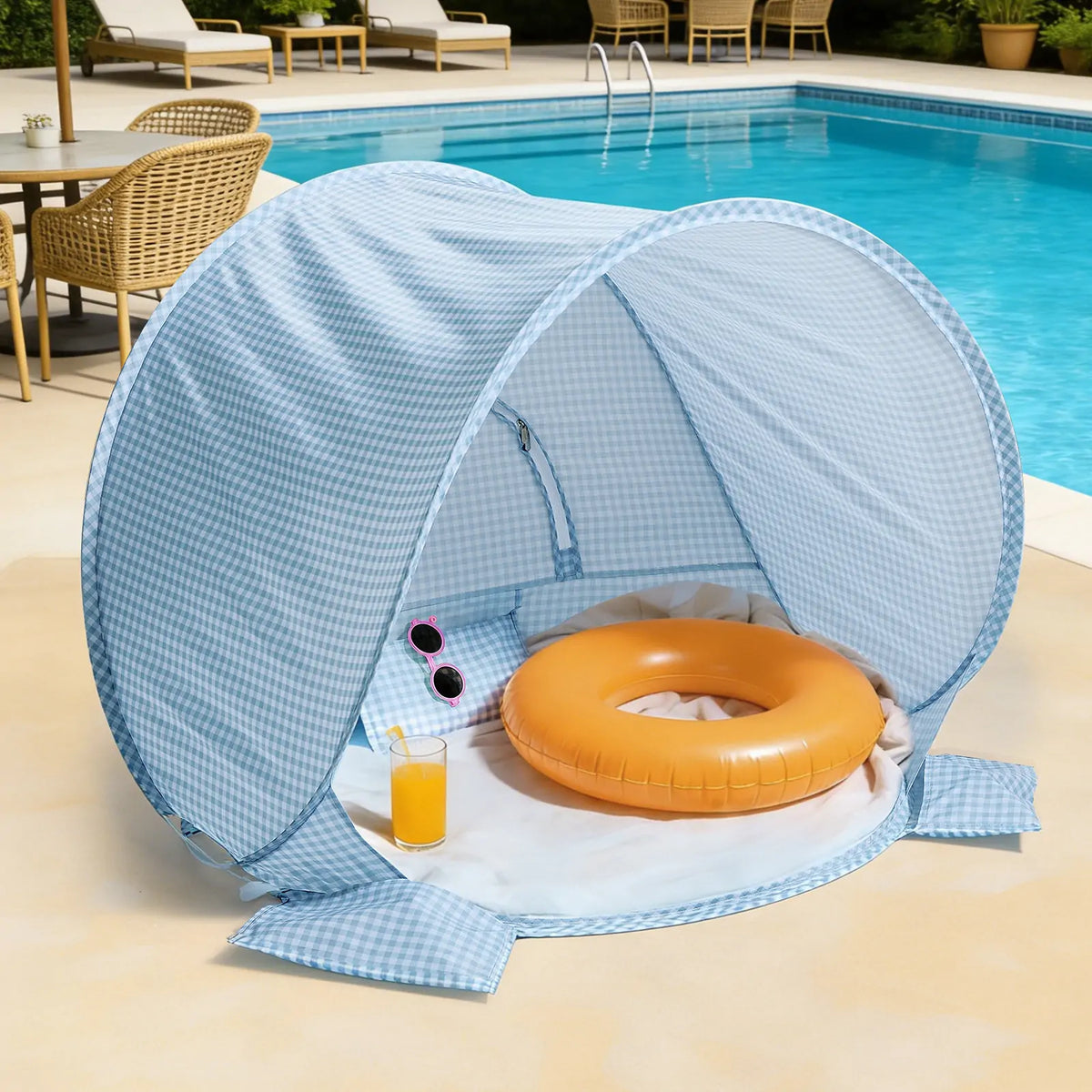 Tiny Land® One – Stop Beach Toy & Tent Set