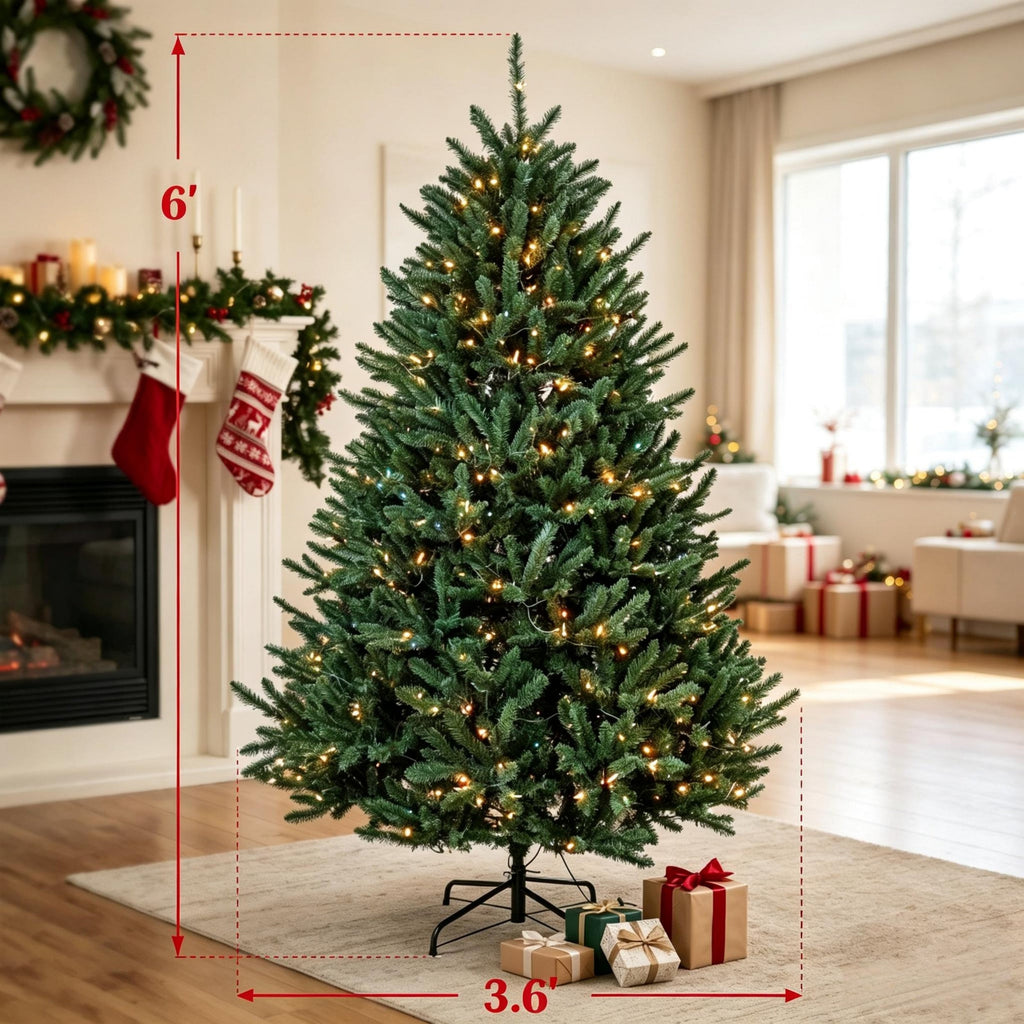 6 Ft Pre – Lit Colorado Christmas Tree