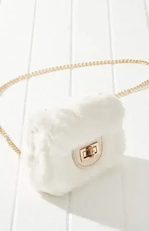 Vegan Fur Micro Bag – Convertible Mini Purse | Femstylo
