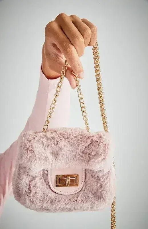 Vegan Fur Micro Bag – Convertible Mini Purse | Femstylo