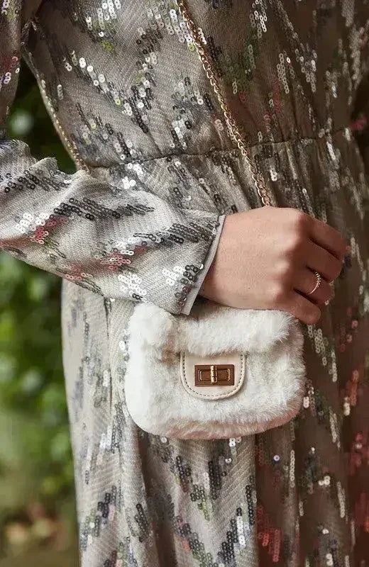 Vegan Fur Micro Bag – Convertible Mini Purse | Femstylo
