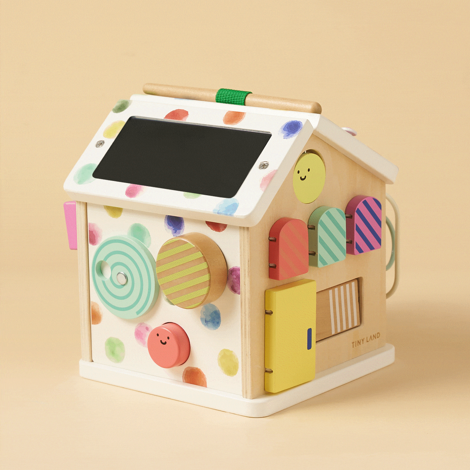 Tiny Land® Cottage Activity Cube – Rainbow