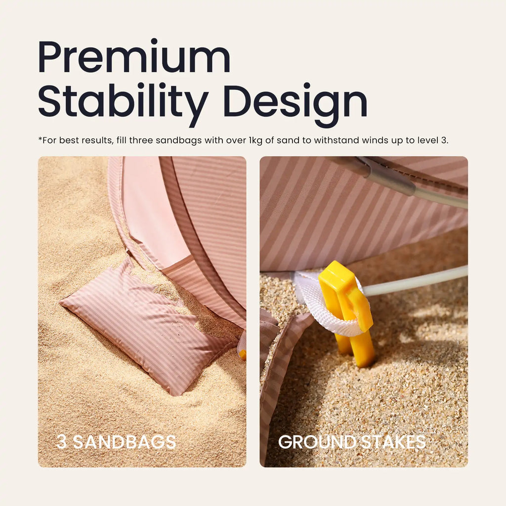 Tiny Land® One – Stop Beach Toy & Tent Set