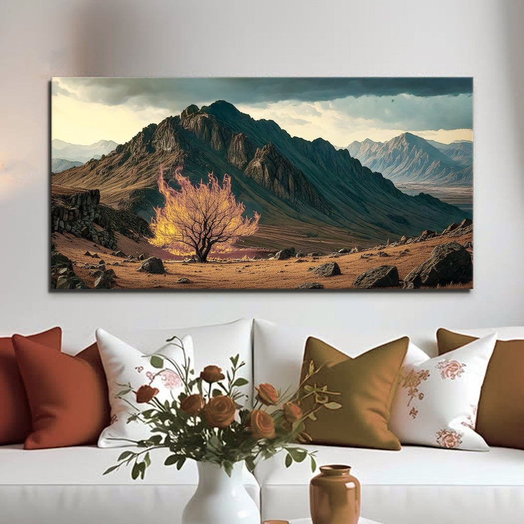 Burning Bush – Faith Wall Art VI