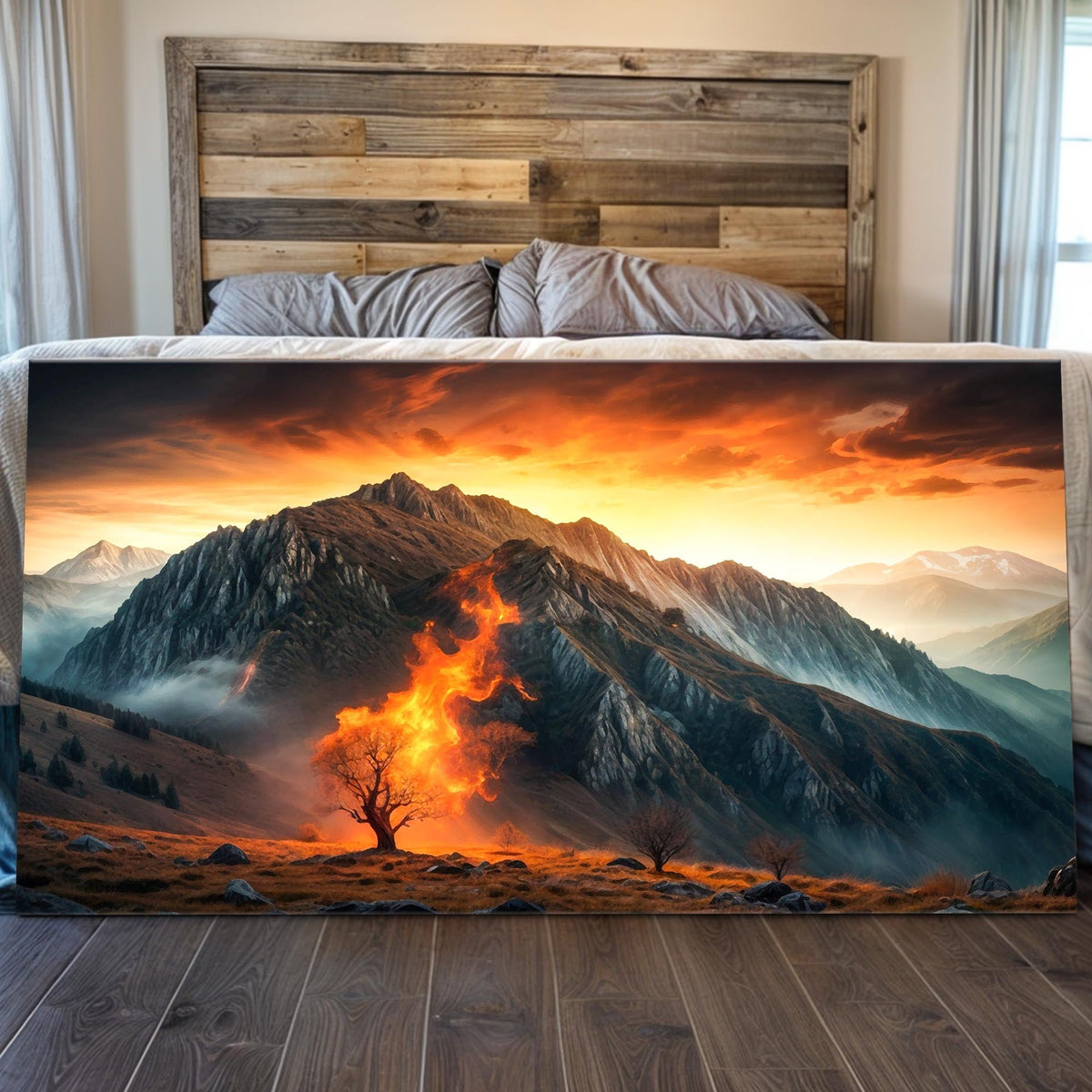 Burning Bush – Faith Wall Art XIII