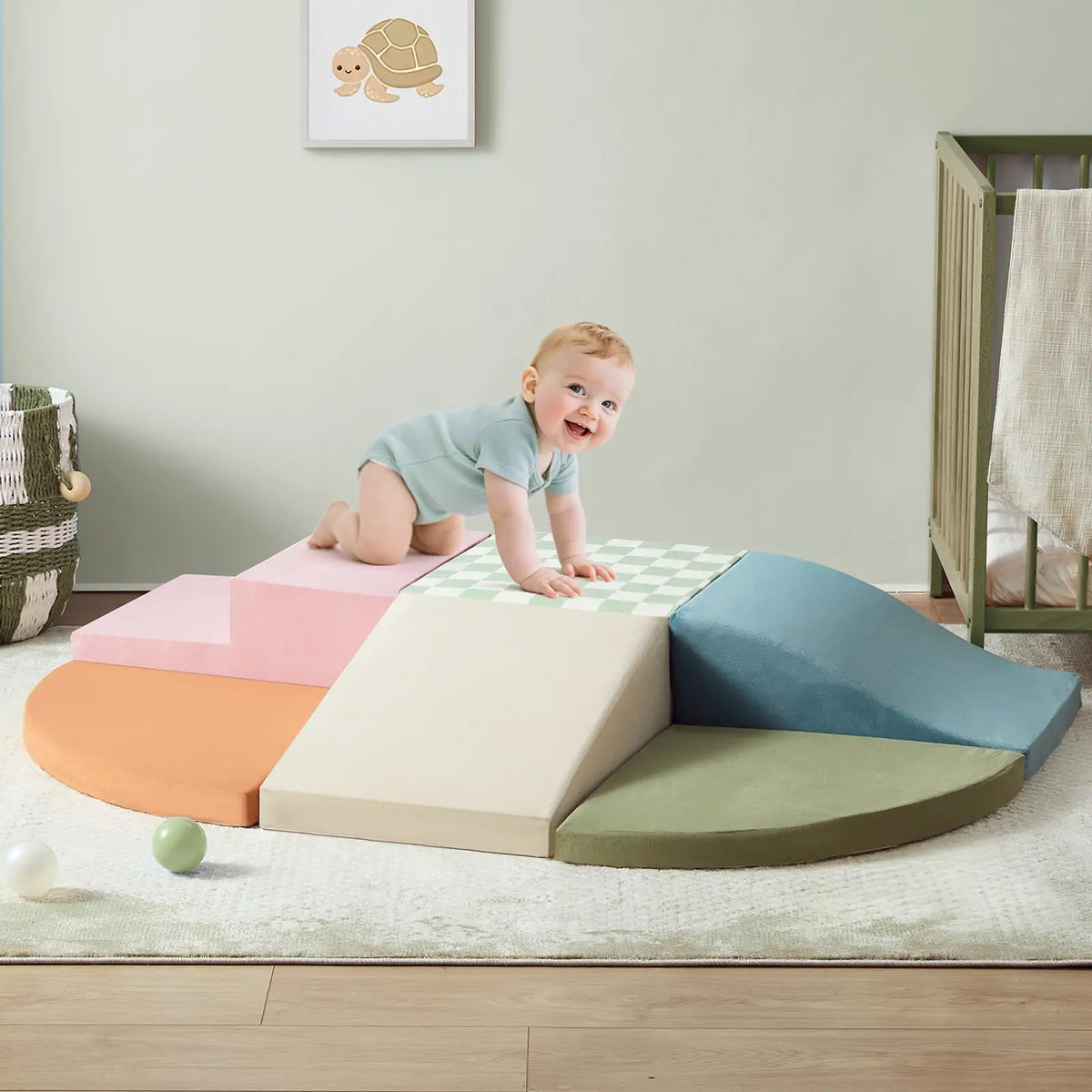 Tiny Land® PlayNest Climbing Blocks – Morandi
