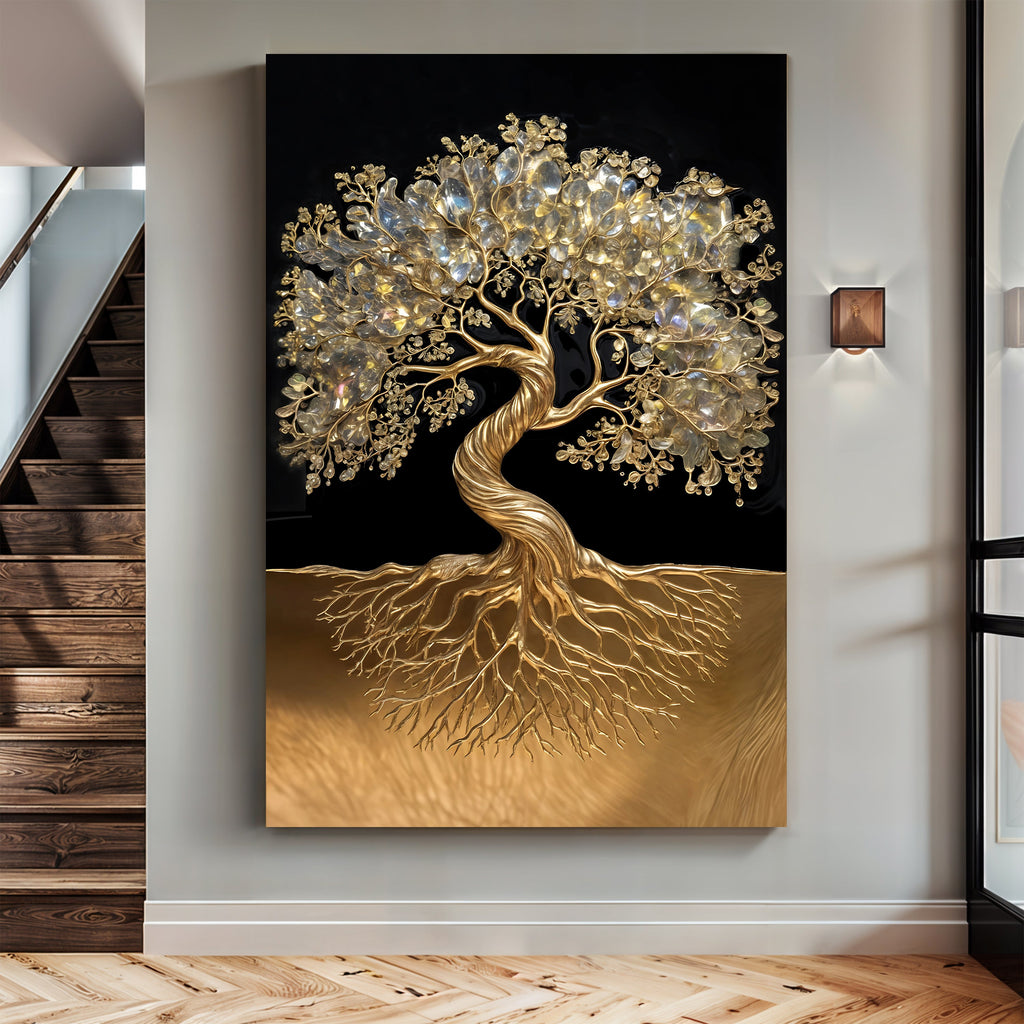 3D Minimalist Tree of Life Wall Art