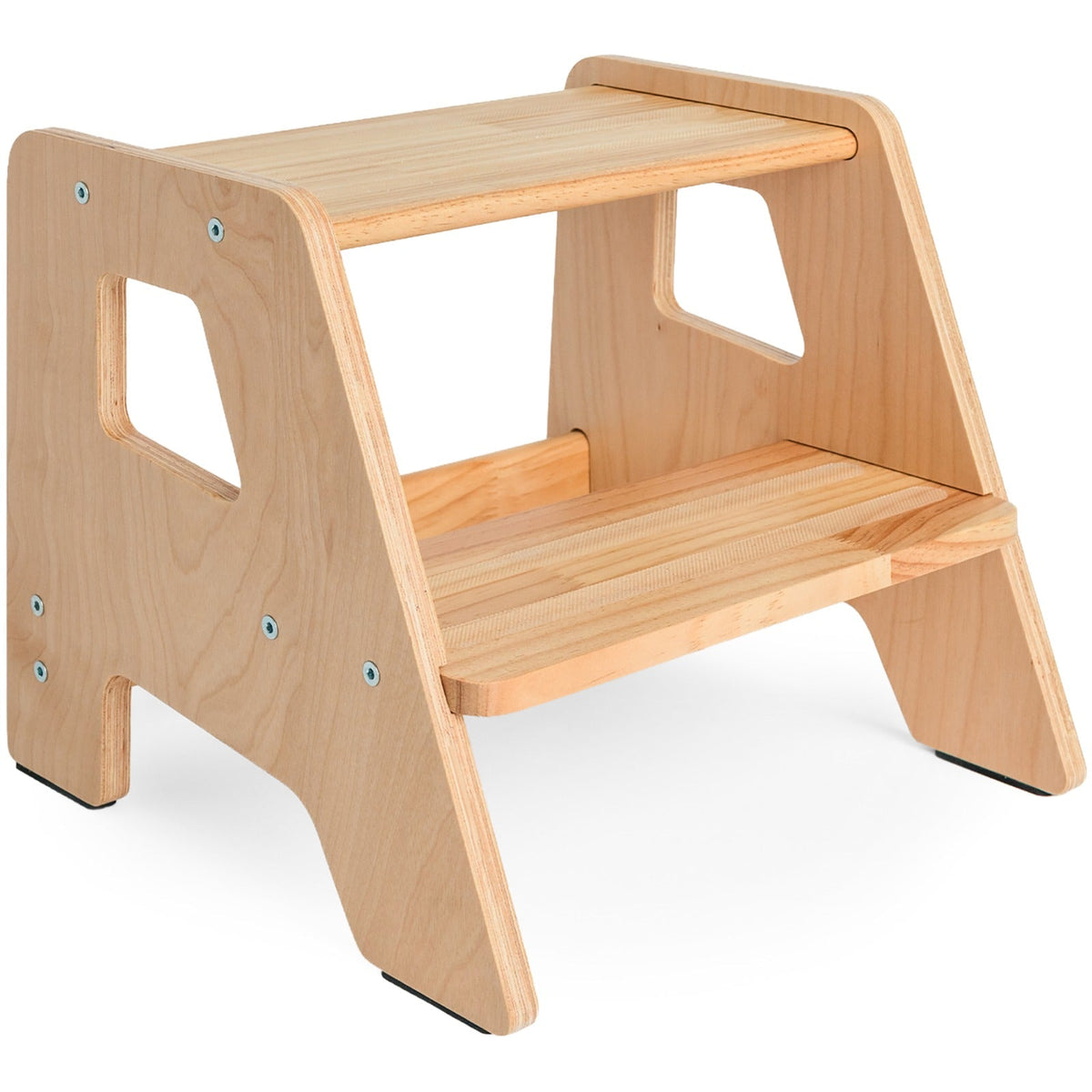 2 – Step Wooden Stool for Toddlers(Step Stool for Children Ages 2+)