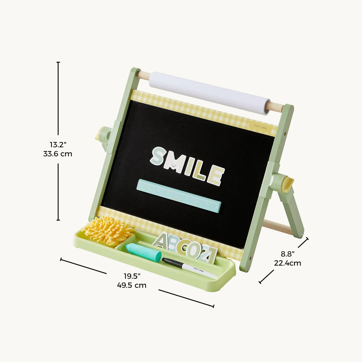 Tiny Land® Double – Sided Magnetic Tabletop Easel