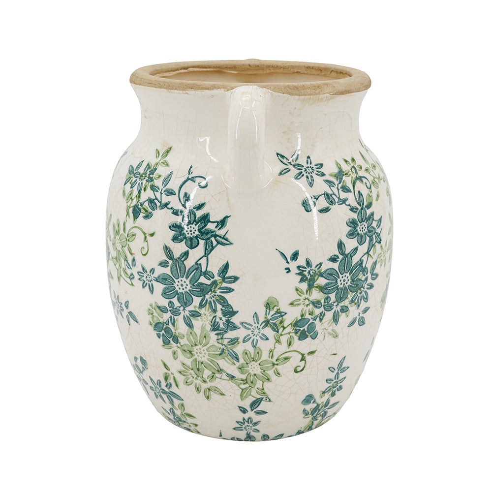 Floral Twin – Handle Vase