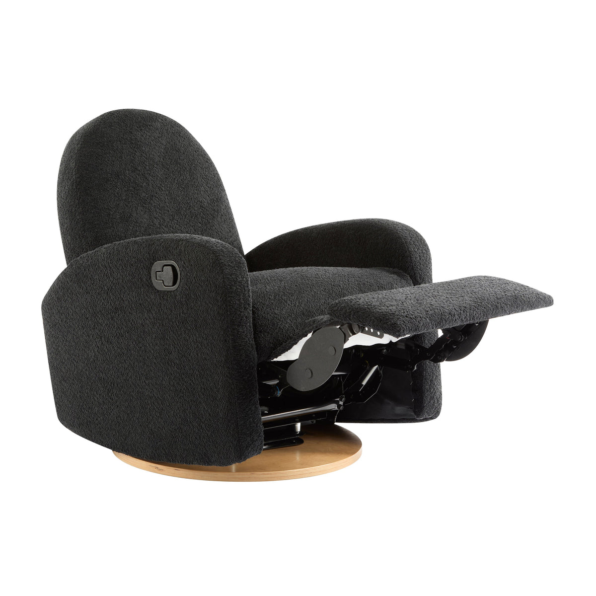 360 Swivel and Glider Recliner Chair – Black