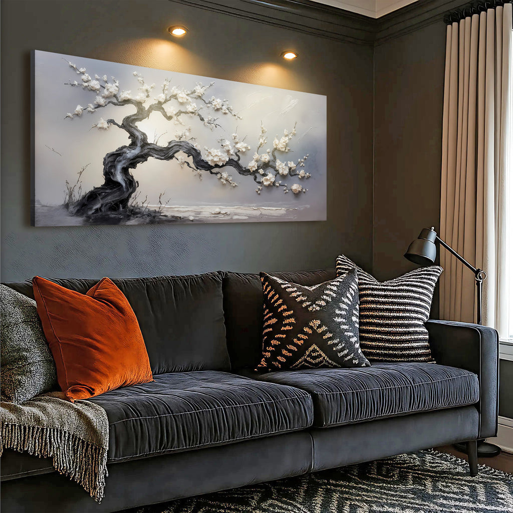 White Blossom Wall Art