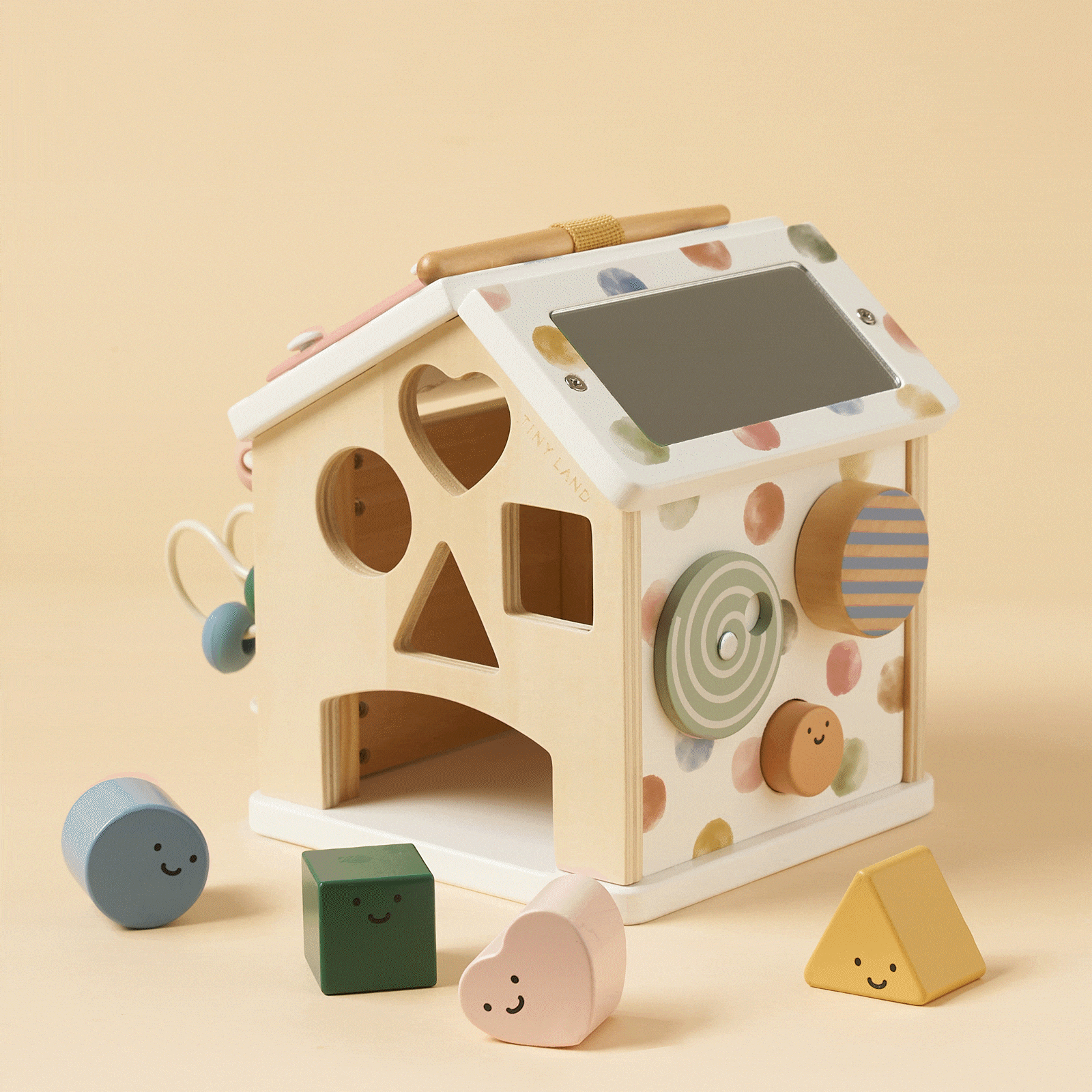 Tiny Land® Cottage Activity Cube – Morandi