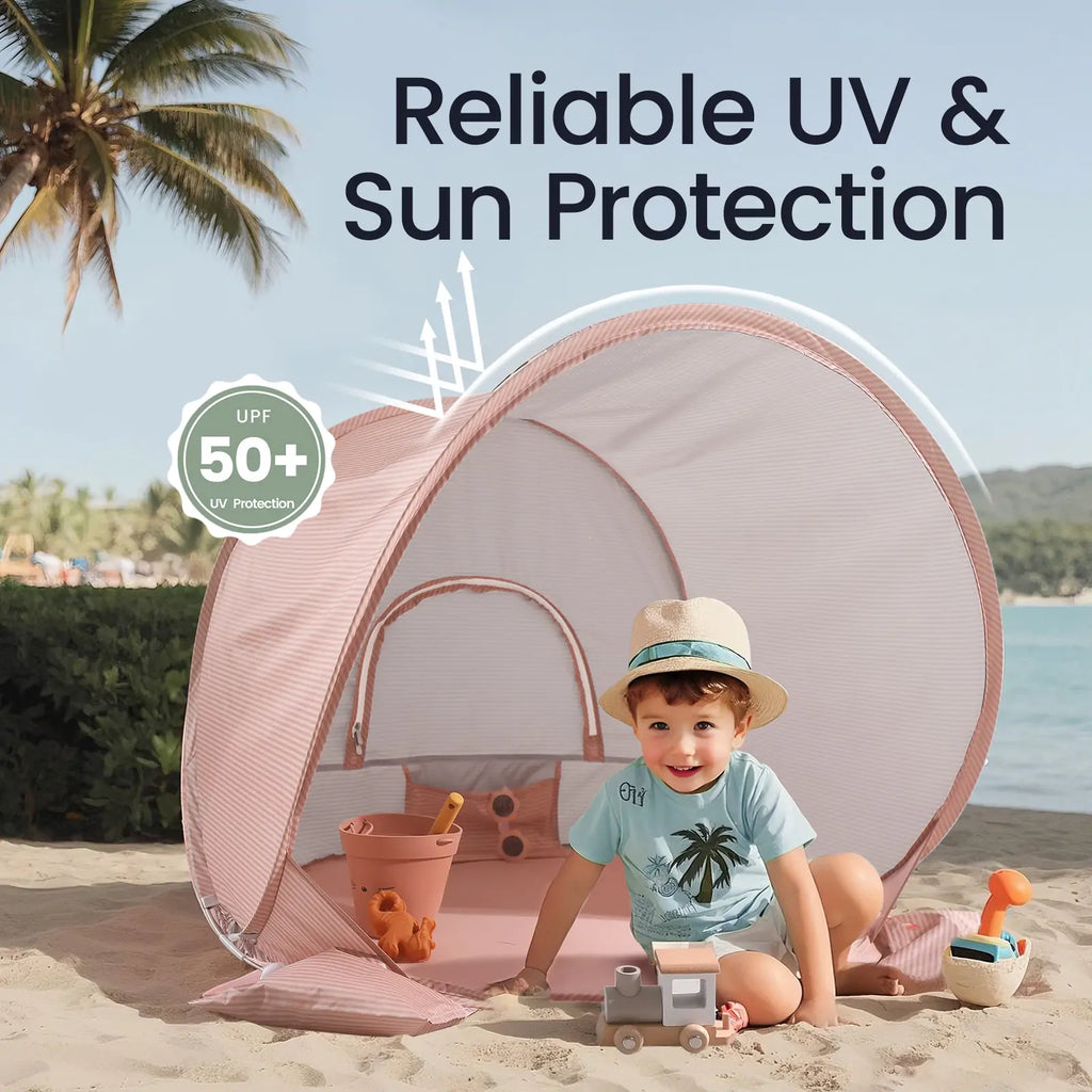Tiny Land® One – Stop Beach Toy & Tent Set