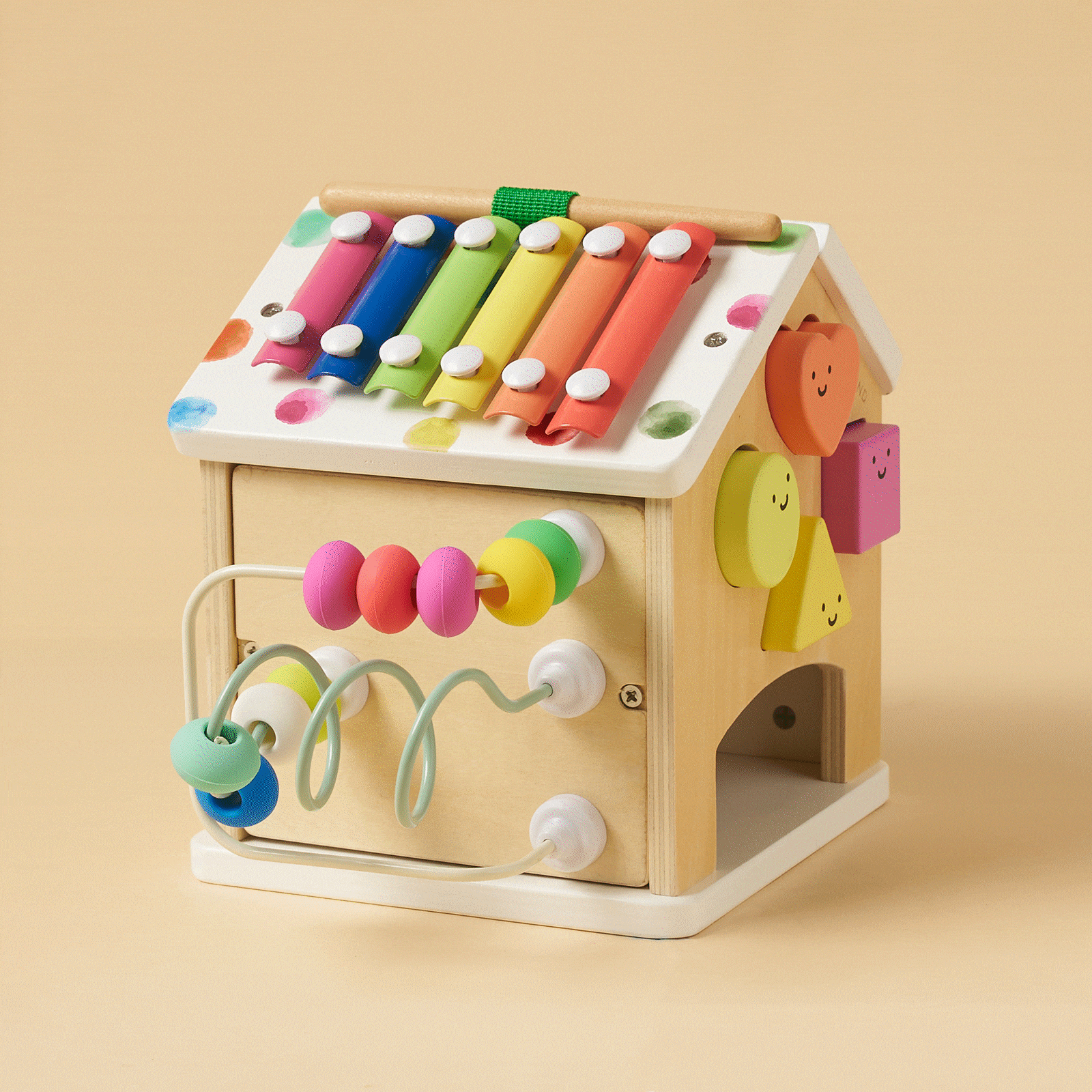 Brain & Hands Playset – Montessori Box (4 – 6 Months) + Activity Cube