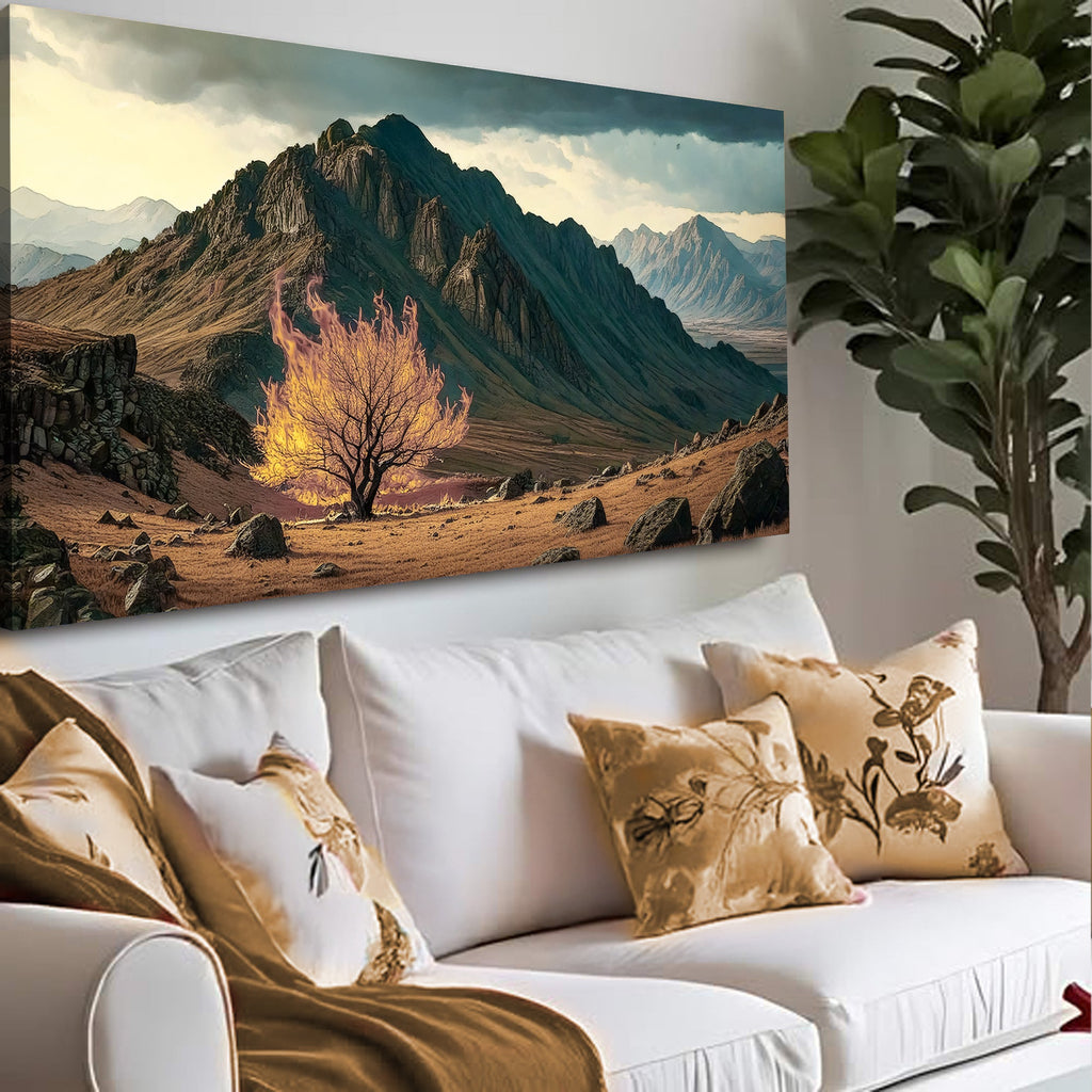Burning Bush – Faith Wall Art VI