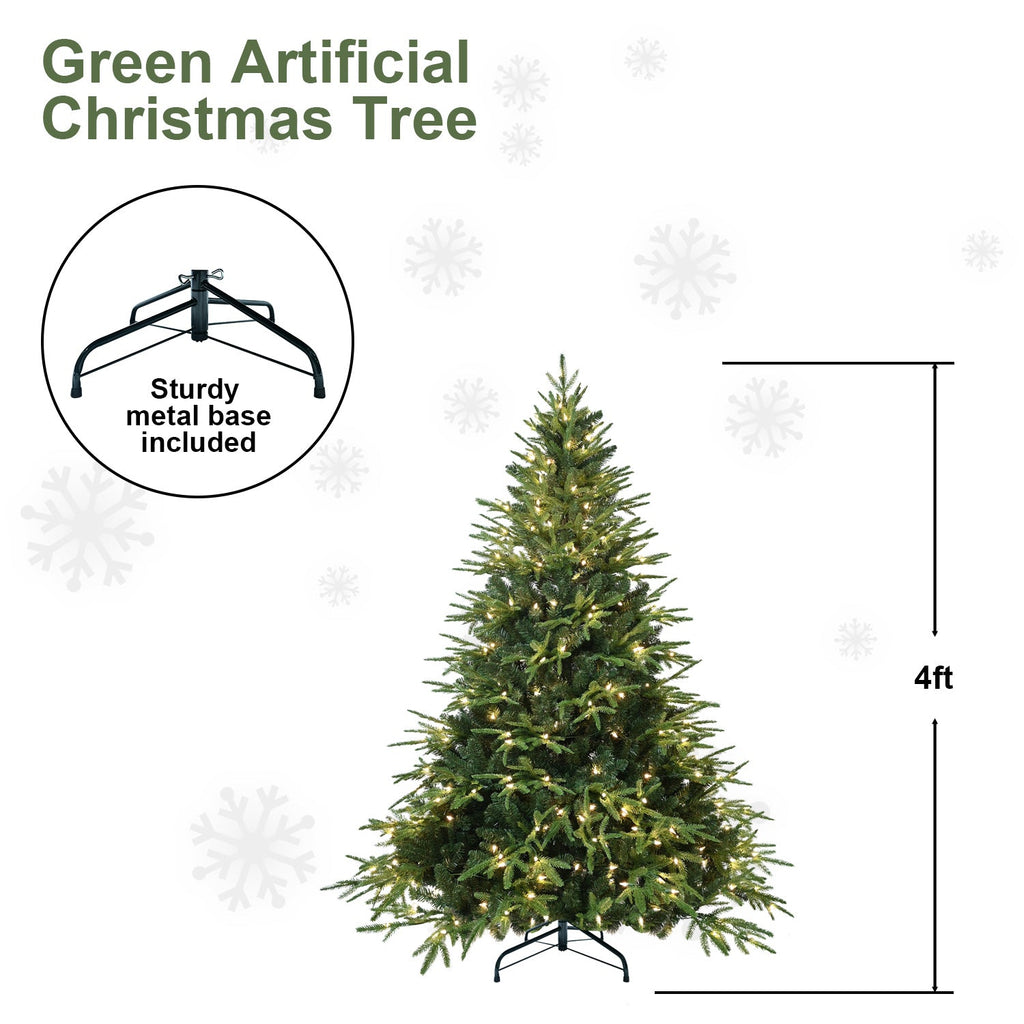 4ft Pre – Lit Artificial Christmas Tree