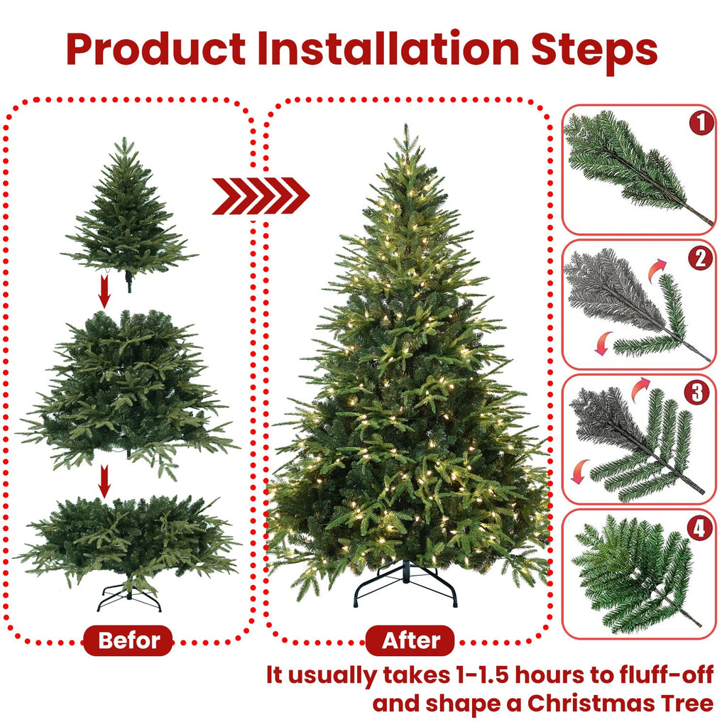 4ft Pre – Lit Artificial Christmas Tree