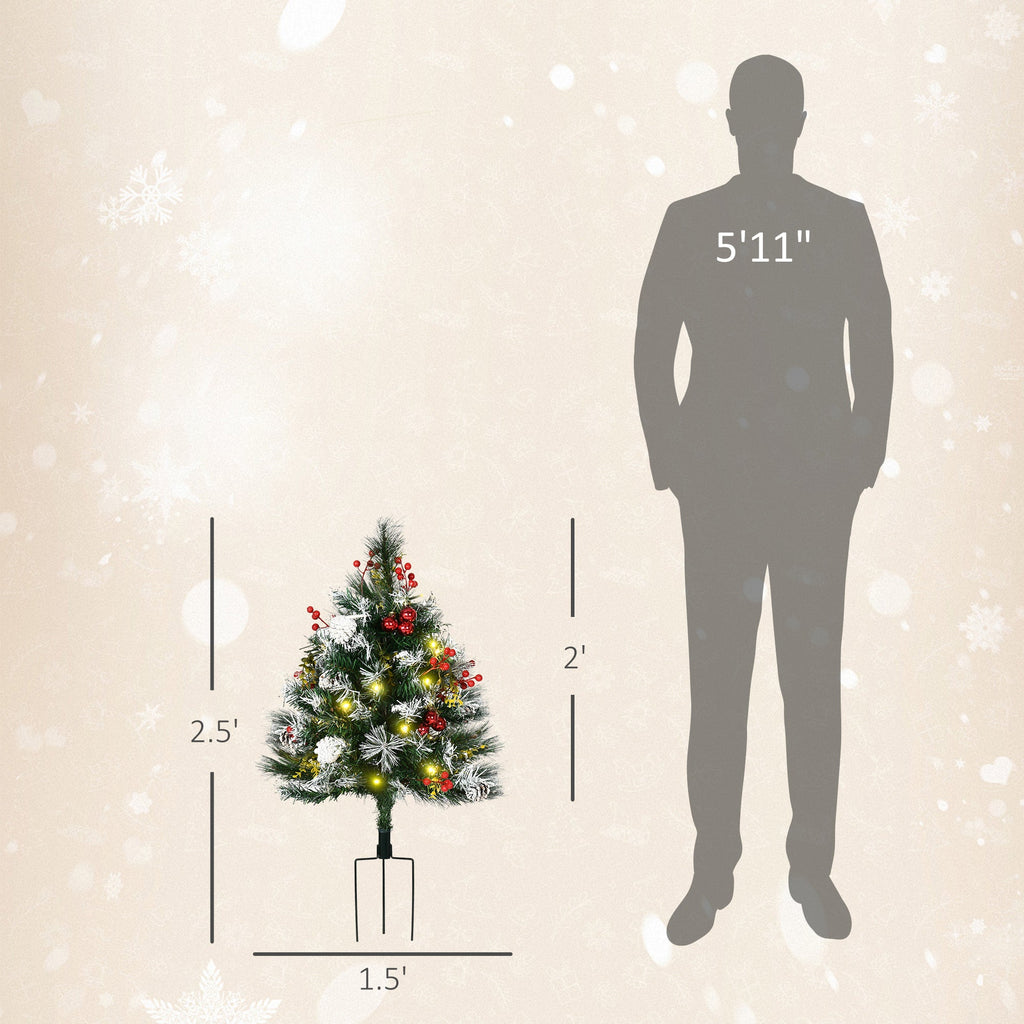 Artificial Christmas Tree – Festive Outdoor Christmas Porch Decor Set