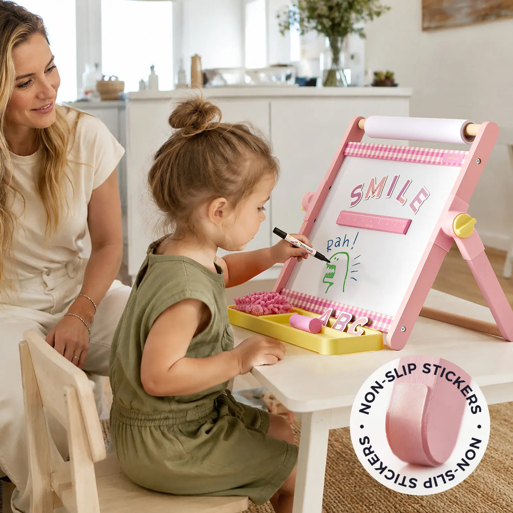 Tiny Land® Double – Sided Magnetic Tabletop Easel