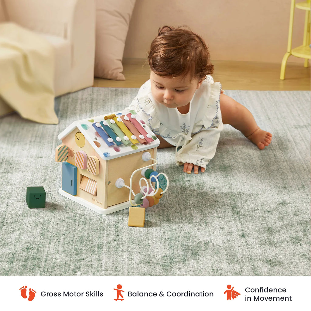 Tiny Land® Cottage Activity Cube – Morandi
