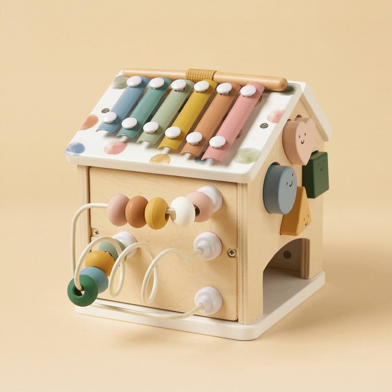 Tiny Land® Cottage Activity Cube – Morandi