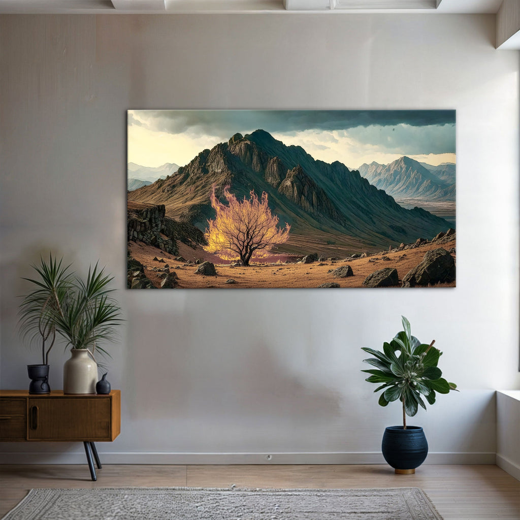 Burning Bush – Faith Wall Art VI
