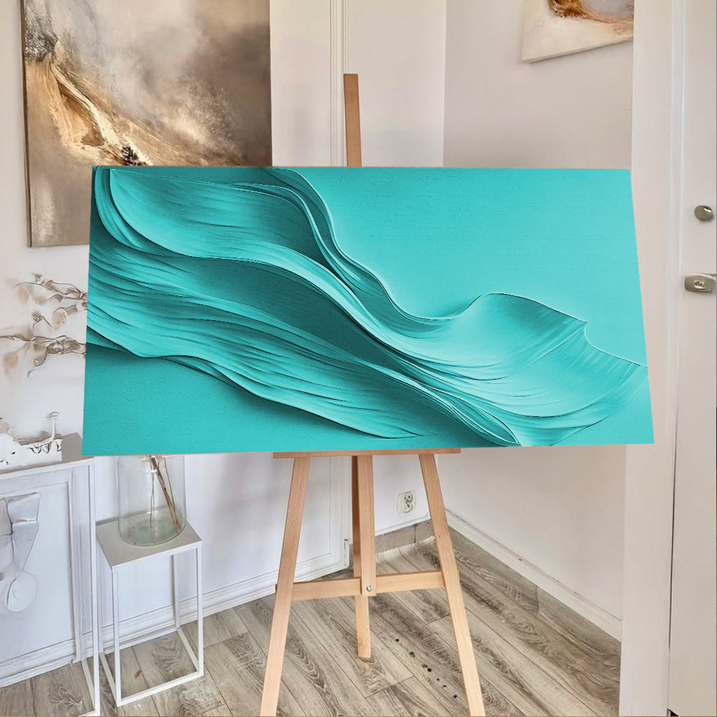 Turquoise Minimalist Wall Art