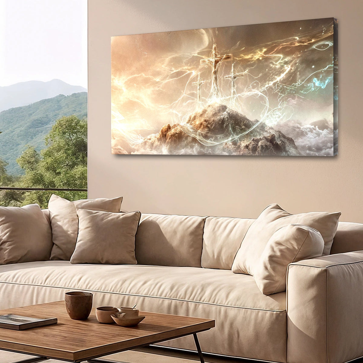 He Is Risen Faith Wall Art