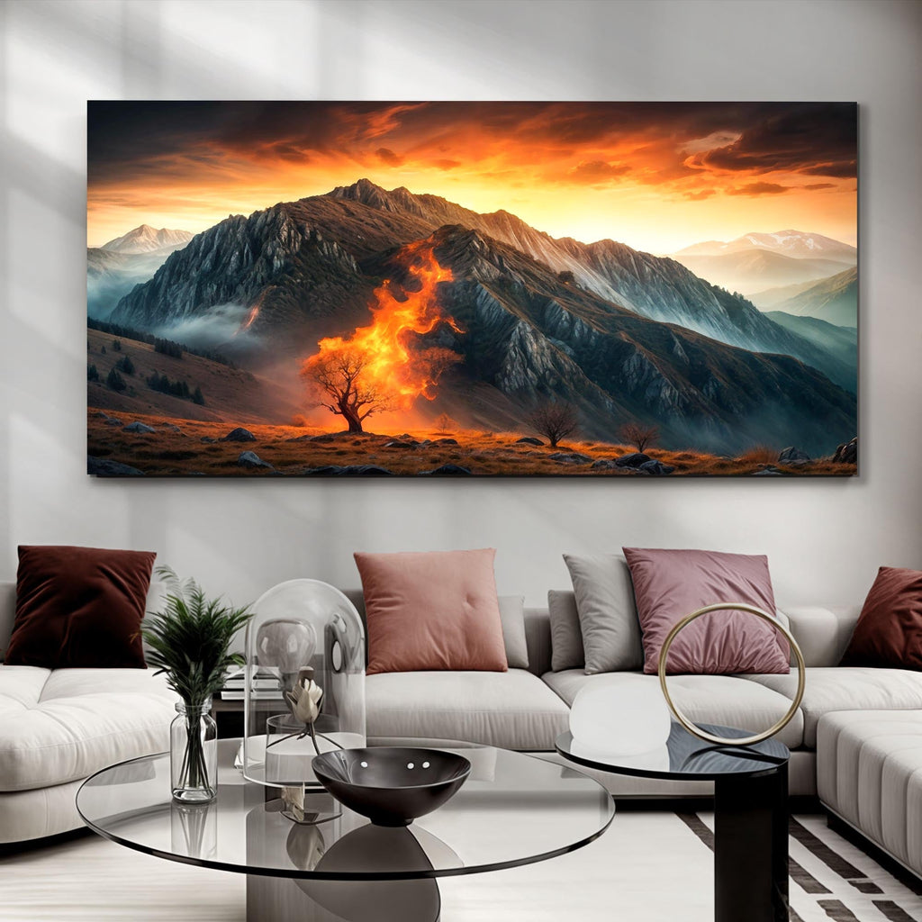 Burning Bush – Faith Wall Art XIII