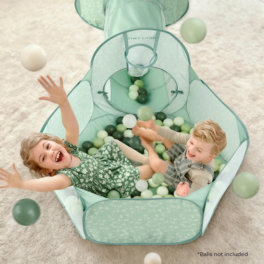 Tiny Land® Compact Adventure 3 – in – 1 Play Tunnel With no Balls