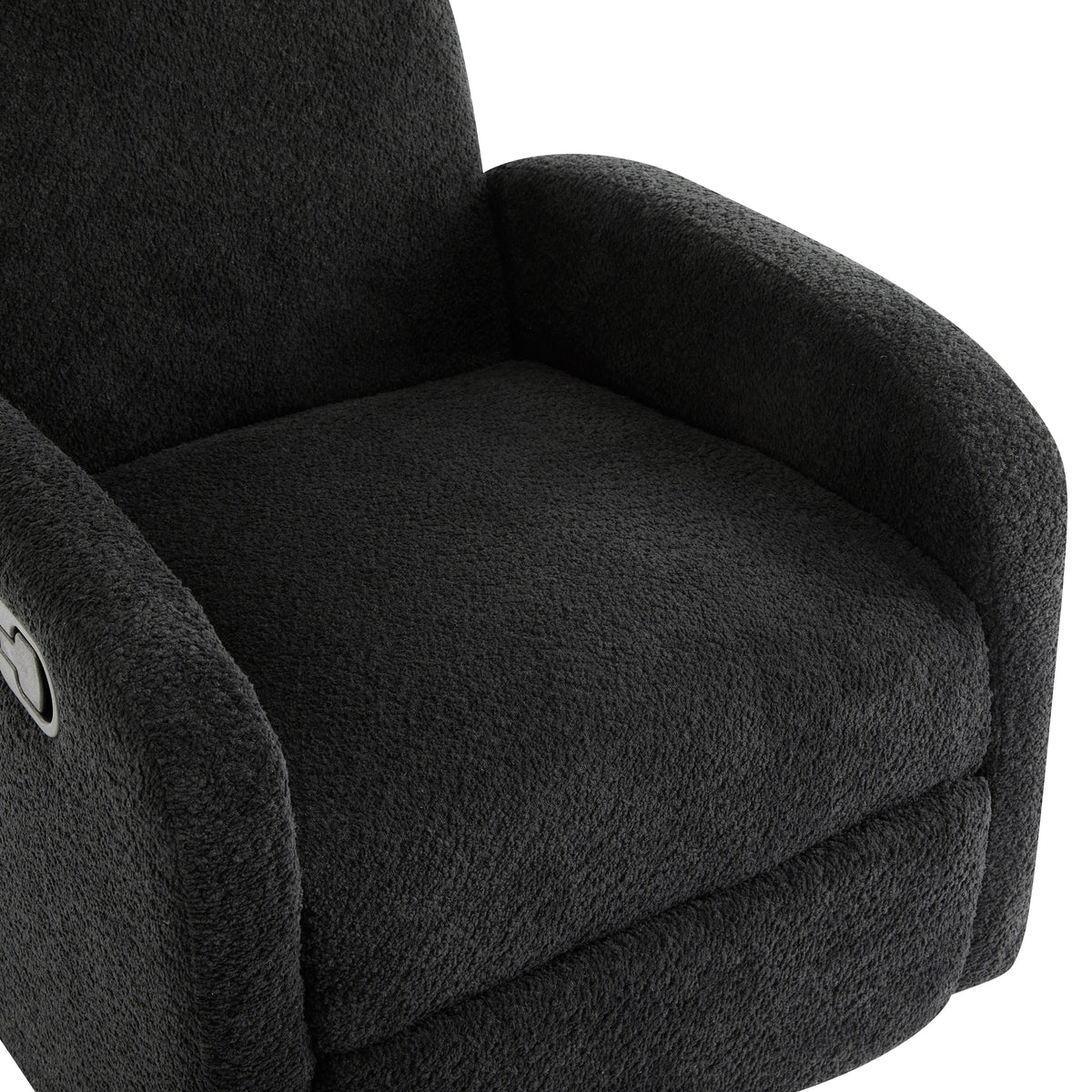 360 Swivel and Glider Recliner Chair – Black