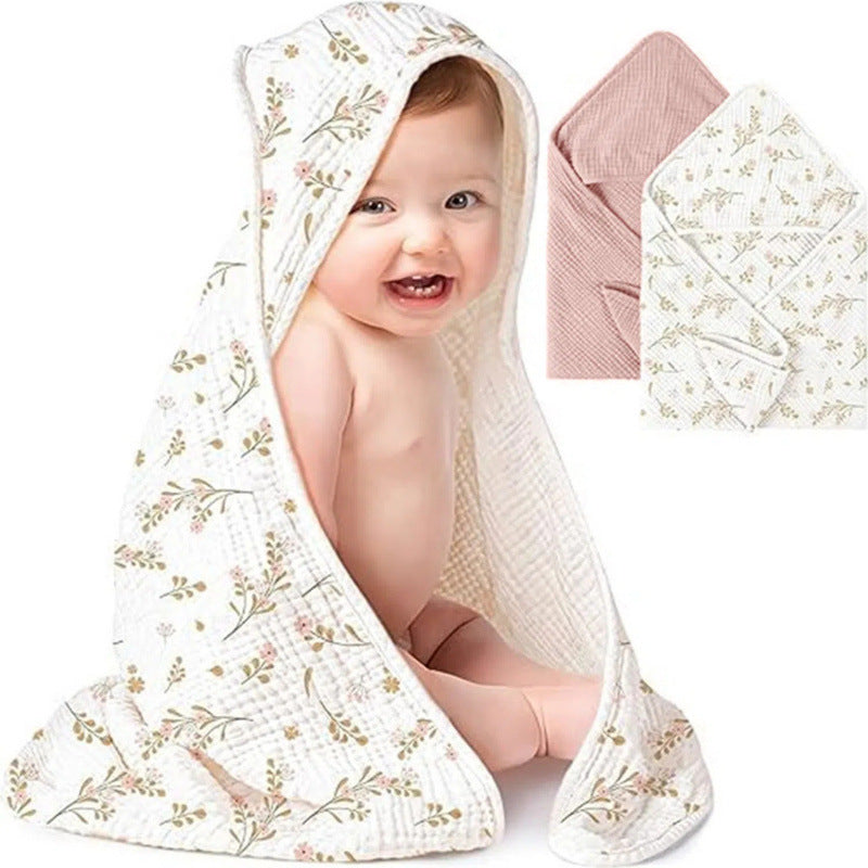 Baby Cape Swaddle Blanket Breathable Multi – functional Towel