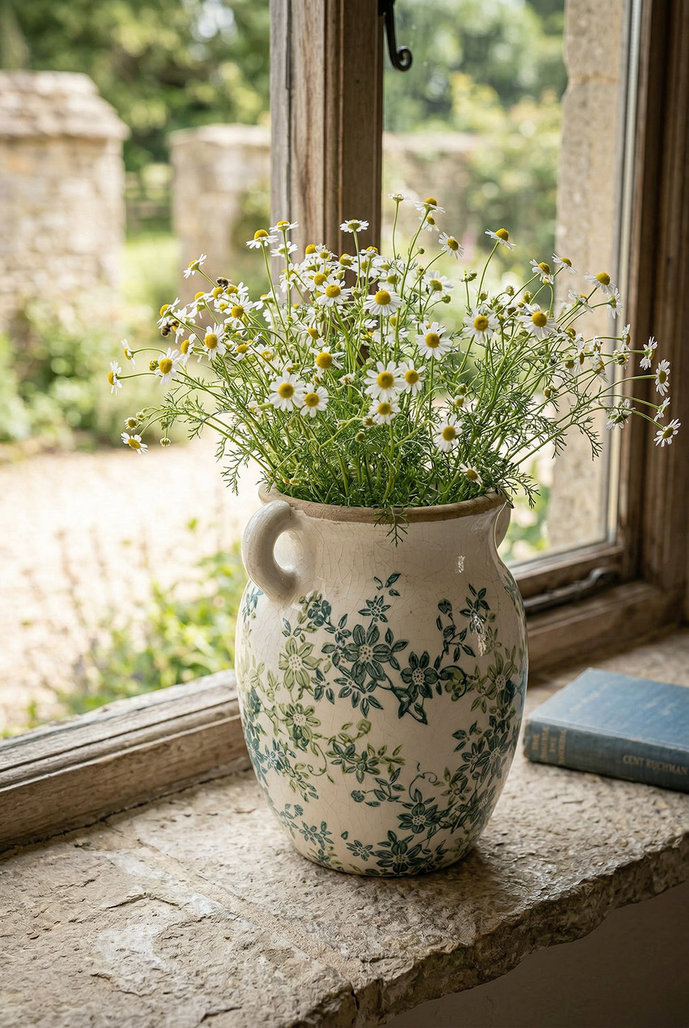 Floral Twin – Handle Vase