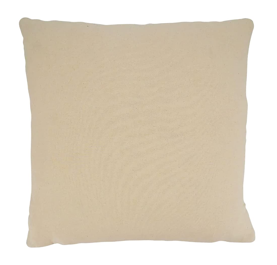 Fennco Styles Woven Striped Tassel Decorative Cotton Throw Pillow – Textured Cushion for Home, Couch, Bedroom, Living Ro