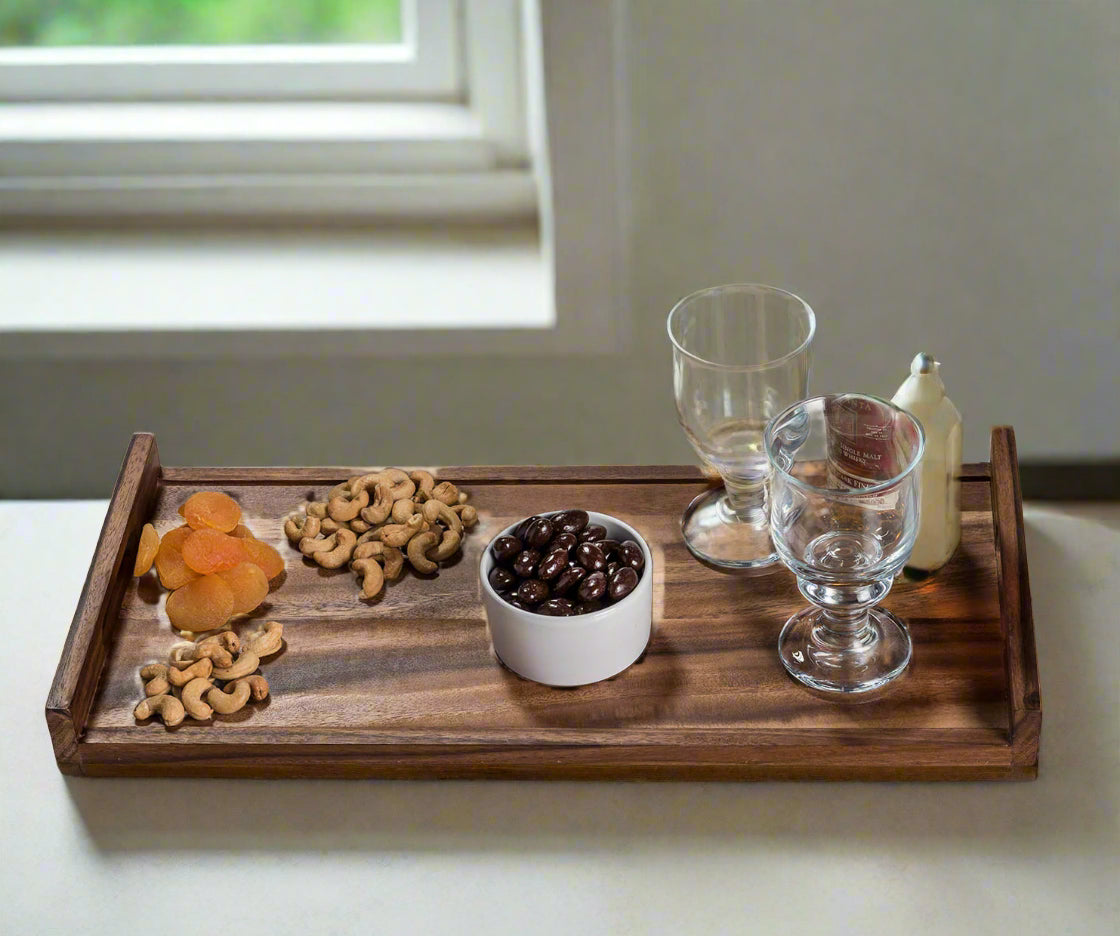 Long Serving Tray – Solid Bottom