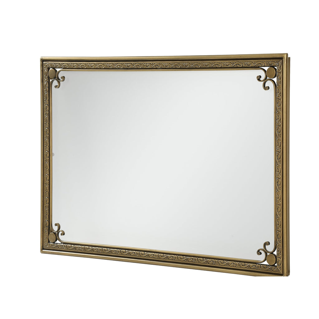 Gold Bathroom Vanity Mirror for Wall 24' x 36' Modern Rectangle Mirror