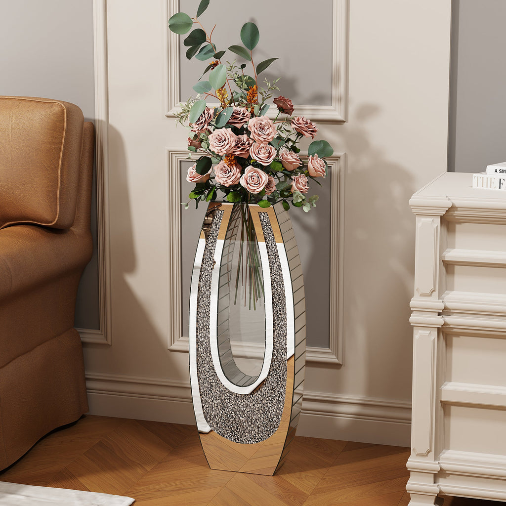24.01" U – Shaped Floor Vase
