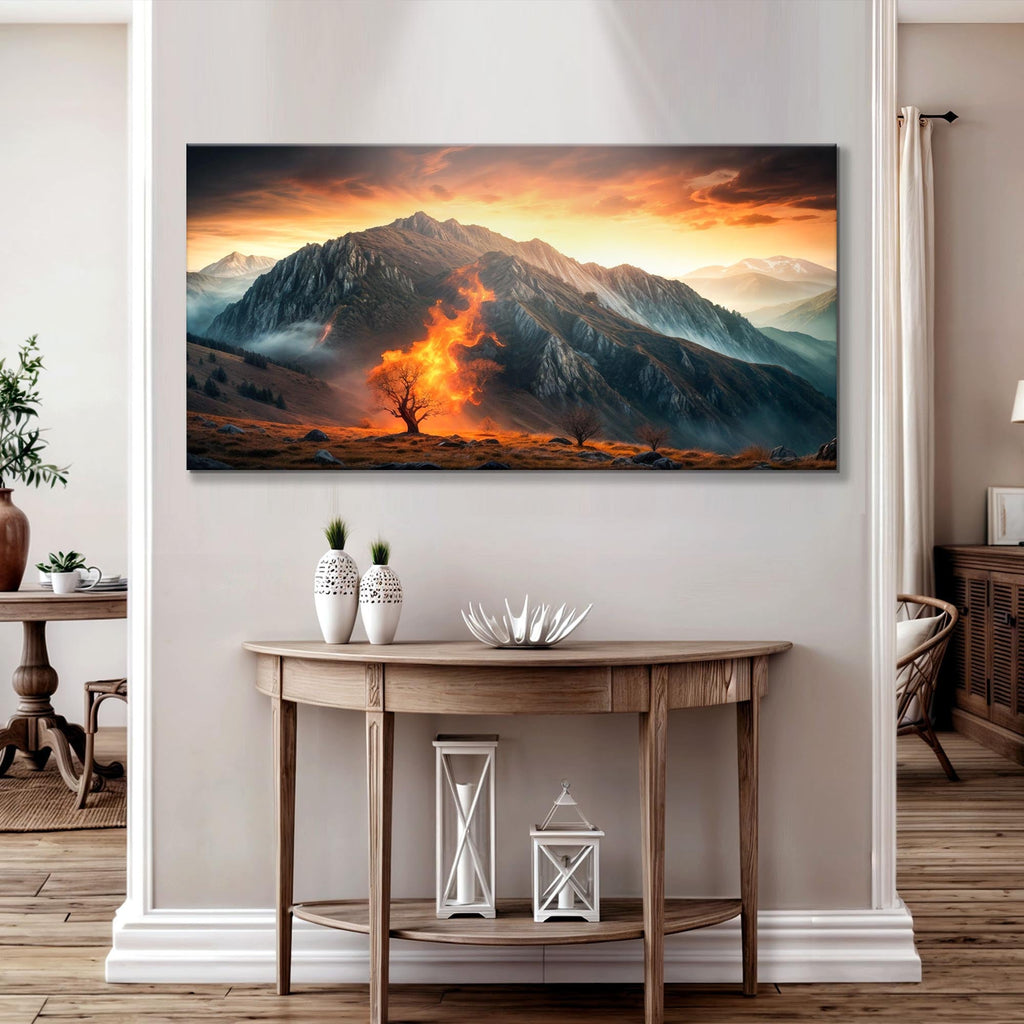 Burning Bush – Faith Wall Art XIII