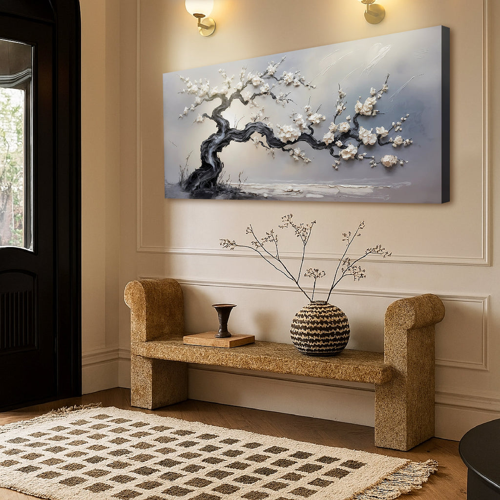White Blossom Wall Art
