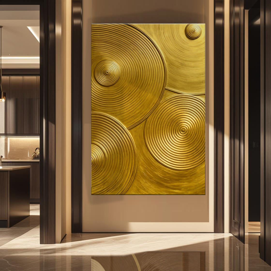 Gold Symphony Wall Art